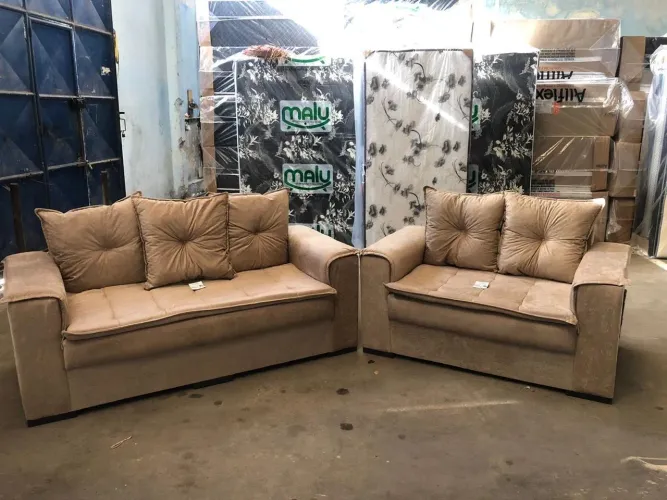 Conjunto de sofá confortável