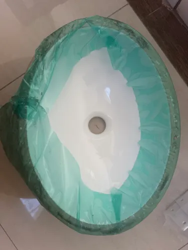 Cuba embutir banheiro oval