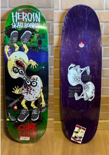 Shape de skate Egg Board Heroin Skateboards Curb Killer 9 TAM. 10?