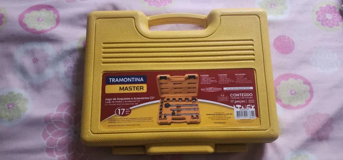 Jogo de soquetes e acessórios 1/2" Tramontina