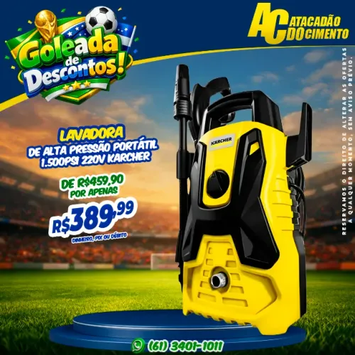Lavadora De Alta Pressão Portátil 1.500psi 220v Karcher