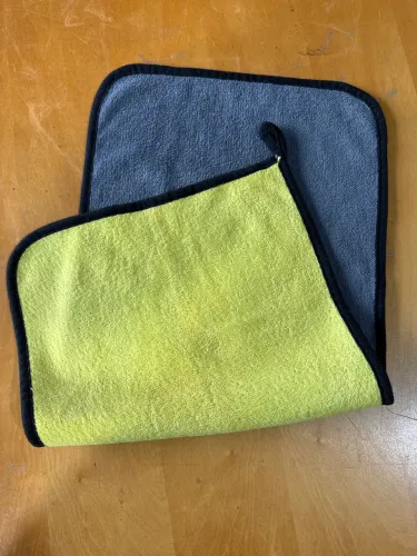 Pano Toalha Microfibra Felpuda 2 Lados 30x60cm 600gsm Automotiva Karbox