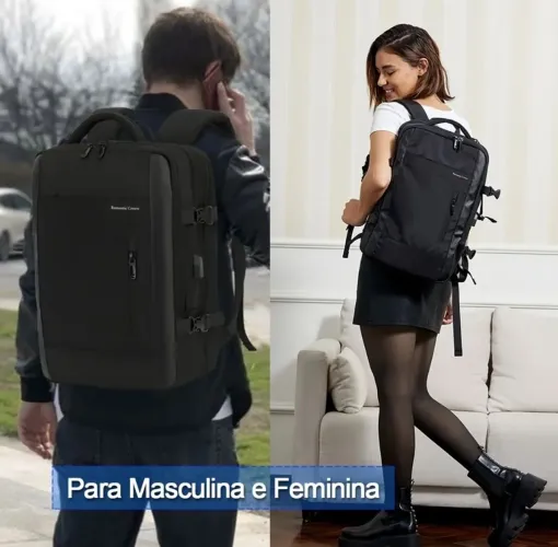 Mochila Executiva Expansível Romântic Crown NOVA