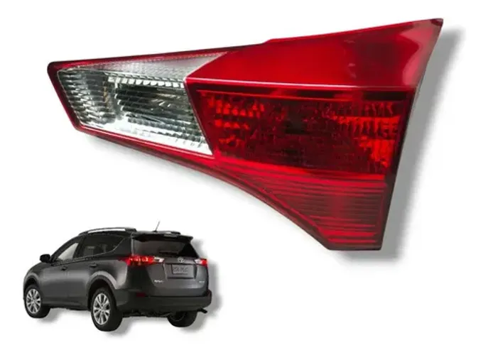 Lanterna Tampa Traseira Toyota Rav 4 2013 A 2016 Direito Direito/passageiro Vermelho