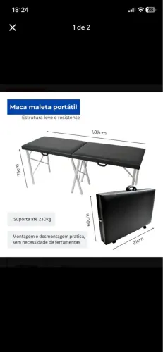 Maca maleta portátil 