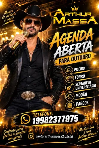 Cantor para todas festas e eventos em geral