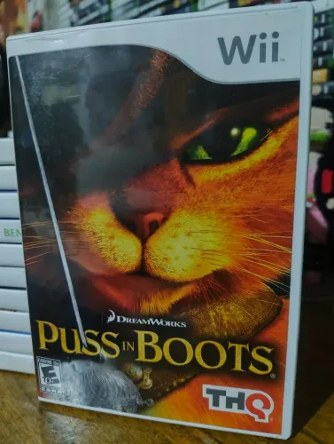 Gato de botas (original) Nintendo Wii- mídia física