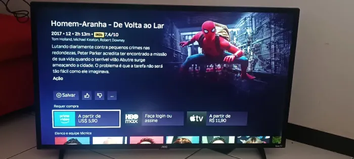 TV 43 AOC SMART SISTEMA ROKU