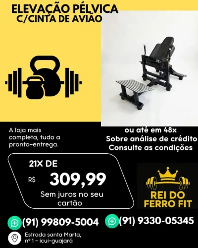 Elevação pélvica c/cinta