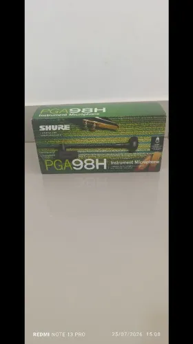 Microfone para instrumentos em geral (sax, trompete, violino, Cello etc) SHURE ORIGINAL!
