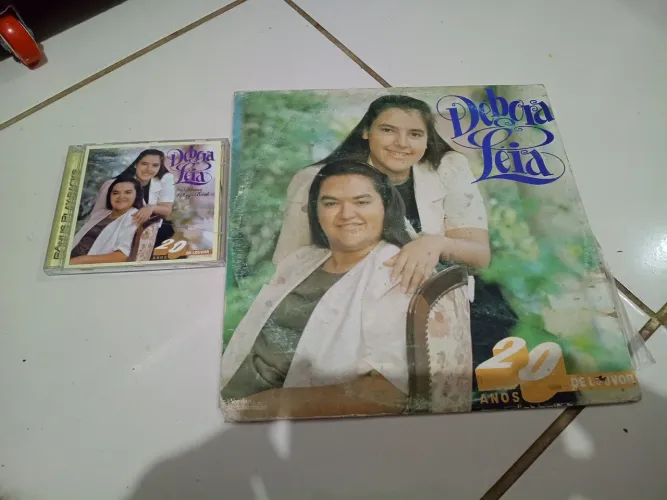 Cd e vinil Débora e Léia
