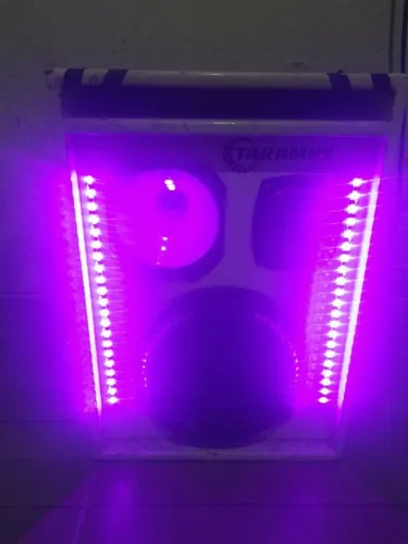 Caixa de som top para carro e casa também com led