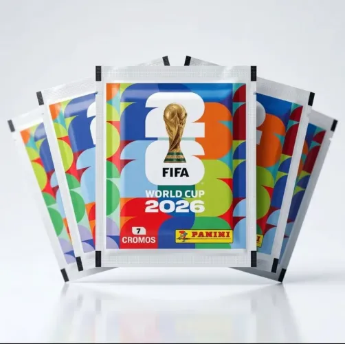 Kit 5 envelopes copa do mundo 2026 oficial