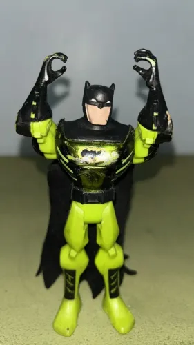 boneco batman: os bravos e destemidos mattel traje verde (usado)