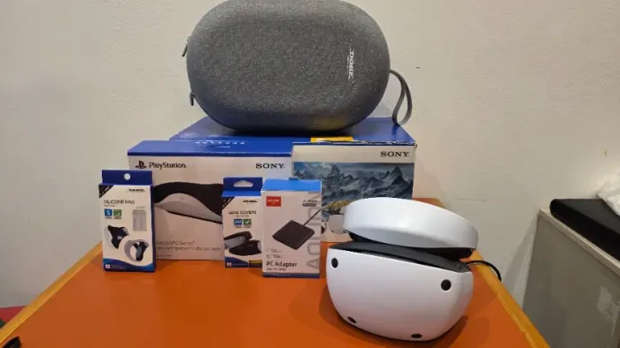 Playstation VR2 com muitos acessórios + garantia