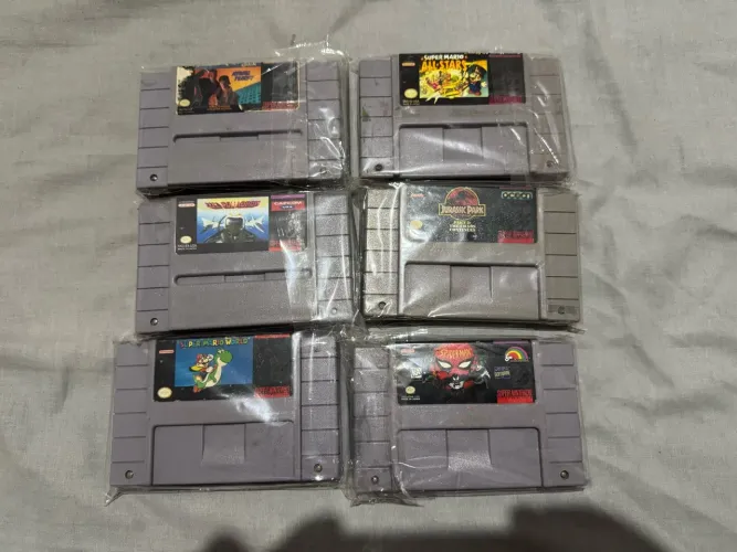Jogos originais SNES
