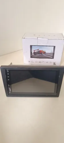 Central Multimídia 2 Din 7 Pol Bluetooth Espelhamento + Câmera de Ré Inclusa 