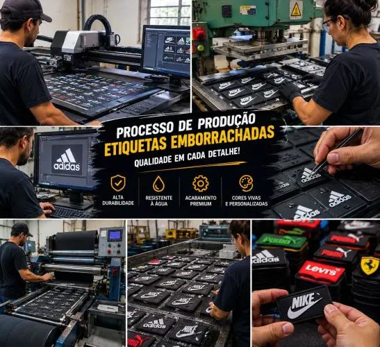 Etiquetas emborrachada