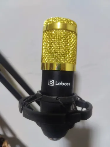 Microfone condensador Profissional leboss