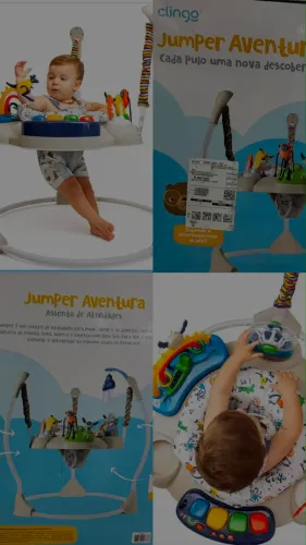 Jumper aventura para desenvolvimento da criancice, novo lacrado