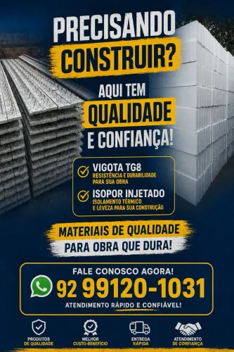 VIGOTA TG8 E ISOPOR INJETADO