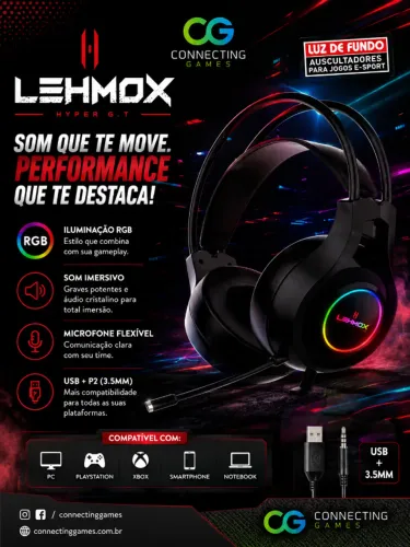 HEADSET GAMER RGB