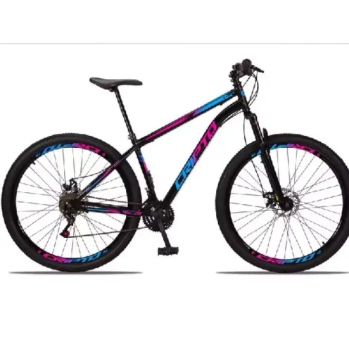 Bicicleta Aro 29 Aço Carbono 21v Cripto Freios a Disco