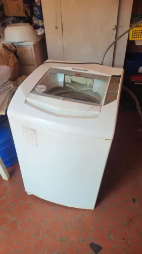 Máquina de lavar Brastemp Clean 10 kg placa queimada
