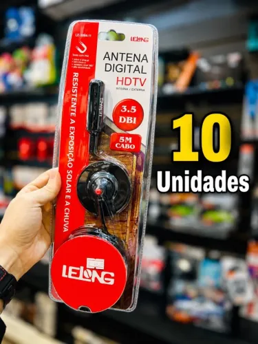 Kit 10 Unidades Antena Tv Digital