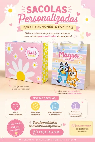 Sacolas personalizadas