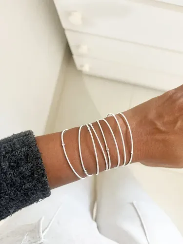 Pulseira Corda de Violão Semijoia Banhada