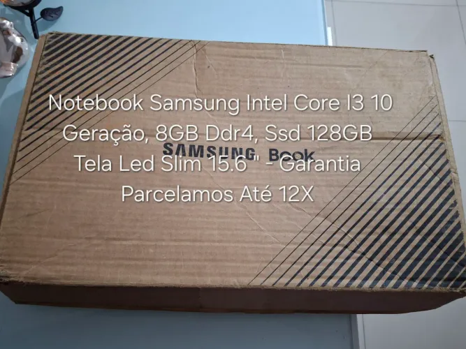 Notebook Samsung Book Core I3 / 8GB Ddr4 / Ssd 128GB - Garantia 6 Meses