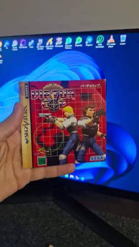 Virtua Cop 1, 2 e 3 (Coleção) Japonês - Sega Saturn