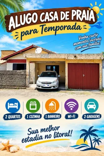 Alugo casa por dia na temporada em imbituba