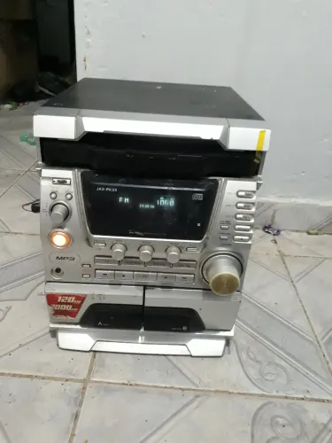 Mini System Aiwa JAX-PK33 aceita cartão com taxa