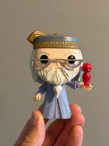 funko pop kinder ovo europa do dumbledore e fawkes (harry potter)