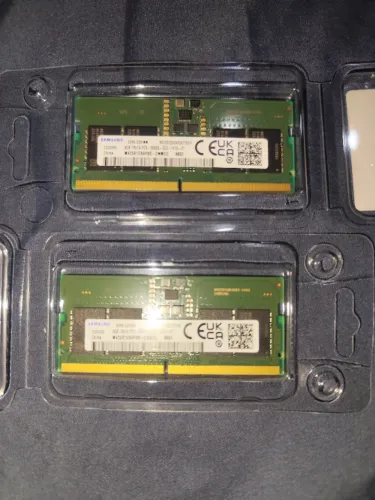 Kit 2 memória Ram SODIMM DDR5 2x8GB Samsung