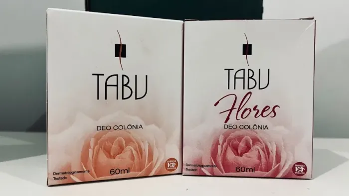 Kit Deo Colônia Tabu Tradicional e Tabu Flores 60Ml com 2 unidades