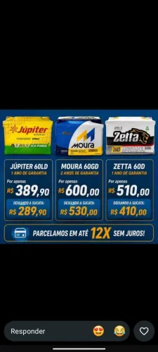 Baterias Para Carros e Caminhões