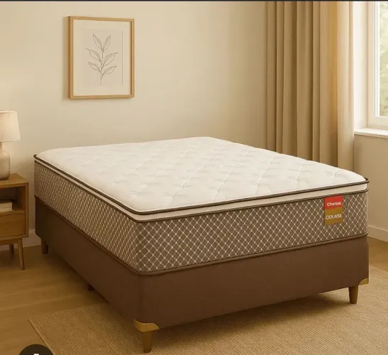 Cama box casal pilow