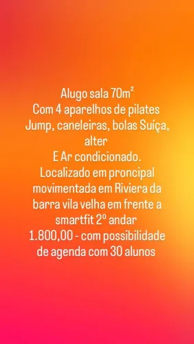 Alugo sala com material completo para pilates