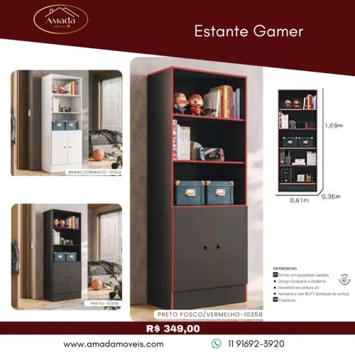Estante gamer - à pronta entrega