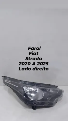 Farol Fiat Strada 2020 2021 2022 2023 2024 2025 Lado Direito