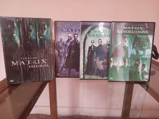BOX DVD TRILOGIA MATRIX NOVO