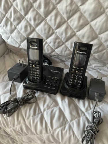 Telefone sem fio com aparelho adicional (extensão)