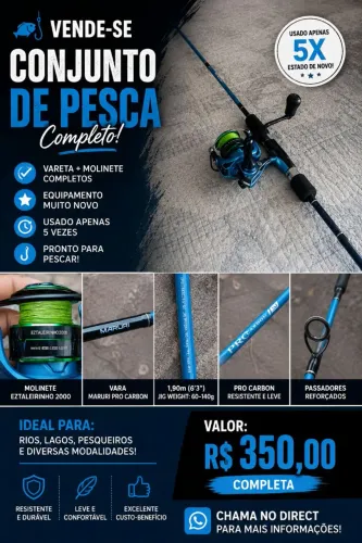 Vara de pesca 350