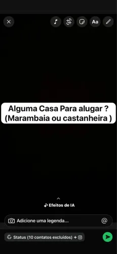Estou em busca de uma casa para alugar