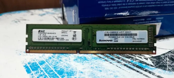 Memória RAM Lenovo 8GB DDR3 TOP 100%