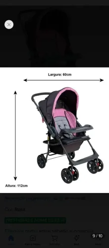 Carrinho de bebê Hércules 