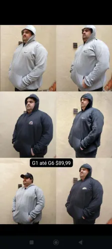 blusão plus sizes do g1 ao g6 